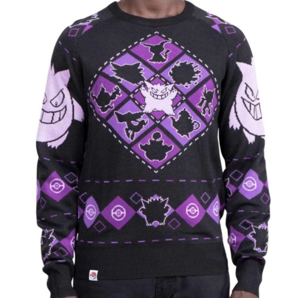 ISO Gengar Pokémon Spooky Celebration Knit Sweater